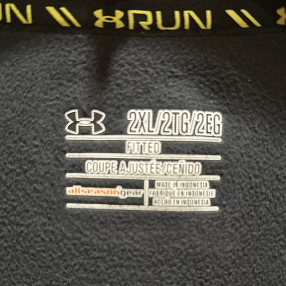 Under Armour Coldgear Infrared Chrome Reflective Run Vest Mens Sz 2XL Fitted - Picture 7 of 15